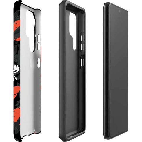 NFL Cincinnati Bengals Tropical Print Galaxy S22 Ultra Pro Case