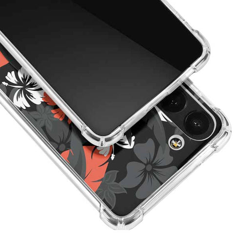 NFL Cincinnati Bengals Tropical Print Galaxy S23 Clear Case