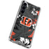 NFL Cincinnati Bengals Tropical Print Galaxy S23 FE Clear Case