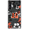 NFL Cincinnati Bengals Tropical Print Galaxy S23 Plus Clear Case