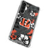 NFL Cincinnati Bengals Tropical Print Galaxy S23 Plus Clear Case