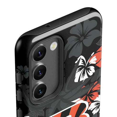 NFL Cincinnati Bengals Tropical Print Galaxy S23 Plus Pro Case