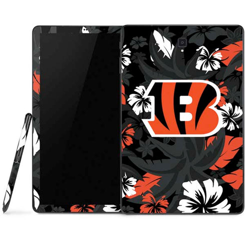 NFL Cincinnati Bengals Tropical Print Samsung Galaxy Tab Skin