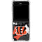 NFL Cincinnati Bengals Tropical Print Galaxy Z Flip5 5G Clear Case