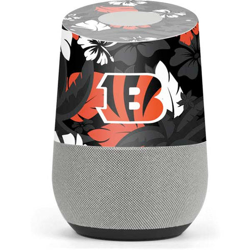 NFL Cincinnati Bengals Tropical Print Google Home Skin