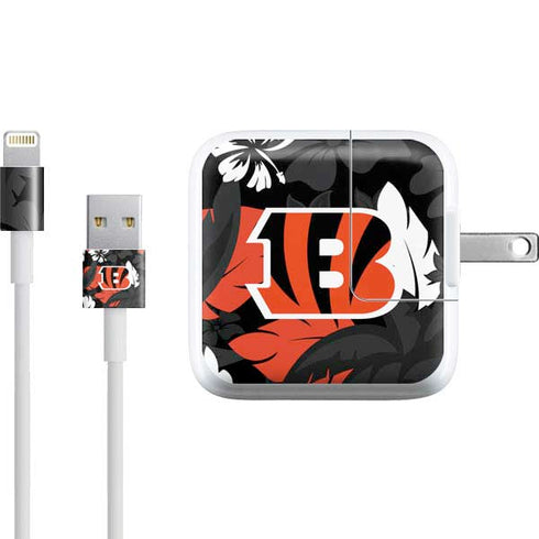 NFL Cincinnati Bengals Tropical Print iPad Charger (10W USB) Skin