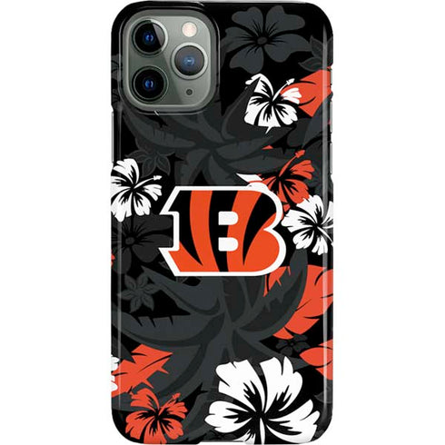 NFL Cincinnati Bengals Tropical Print iPhone 11 Pro Lite Case