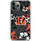 NFL Cincinnati Bengals Tropical Print iPhone 11 Pro Max Clear Case