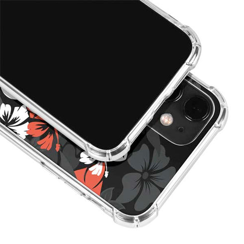 NFL Cincinnati Bengals Tropical Print iPhone 12 Clear Case