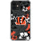 NFL Cincinnati Bengals Tropical Print iPhone 12 Mini Clear Case
