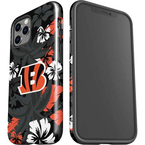 NFL Cincinnati Bengals Tropical Print iPhone 12 Pro Impact Case