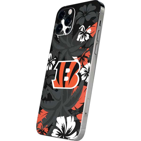 NFL Cincinnati Bengals Tropical Print iPhone 12 Pro Max Skin