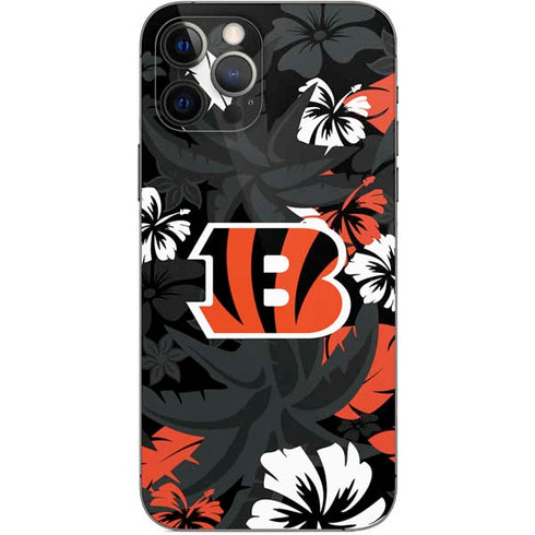 NFL Cincinnati Bengals Tropical Print iPhone 12 Pro Skin
