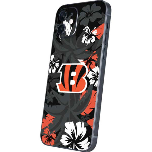 NFL Cincinnati Bengals Tropical Print iPhone 12 Skin