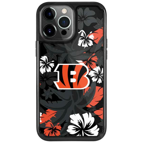 NFL Cincinnati Bengals Tropical Print iPhone 13 Pro Cargo Case