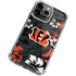 NFL Cincinnati Bengals Tropical Print iPhone 13 Pro Clear Case