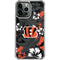 NFL Cincinnati Bengals Tropical Print iPhone 13 Pro Max Clear Case