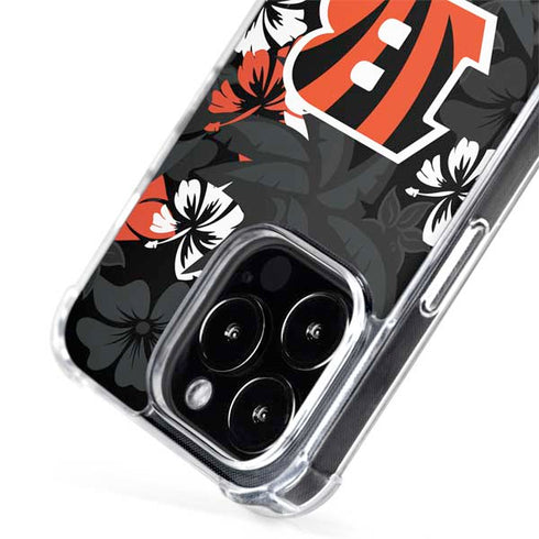 NFL Cincinnati Bengals Tropical Print iPhone 13 Pro Max MagSafe Case