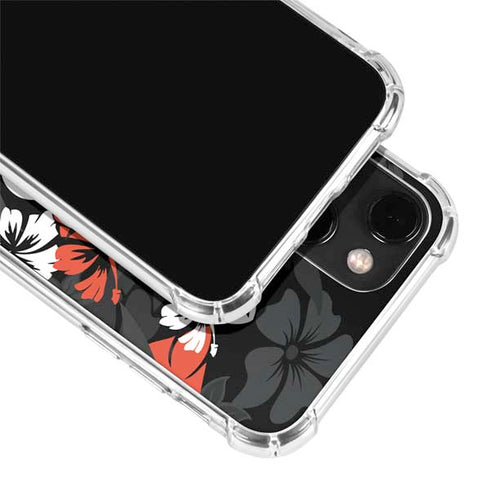 NFL Cincinnati Bengals Tropical Print iPhone 14 Clear Case