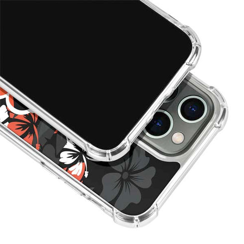 NFL Cincinnati Bengals Tropical Print iPhone 15 Pro Clear Case