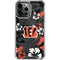 NFL Cincinnati Bengals Tropical Print iPhone 15 Pro Max Clear Case
