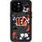 NFL Cincinnati Bengals Tropical Print iPhone 14 Pro Max Waterproof Case