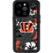 NFL Cincinnati Bengals Tropical Print iPhone 14 Pro Waterproof Case