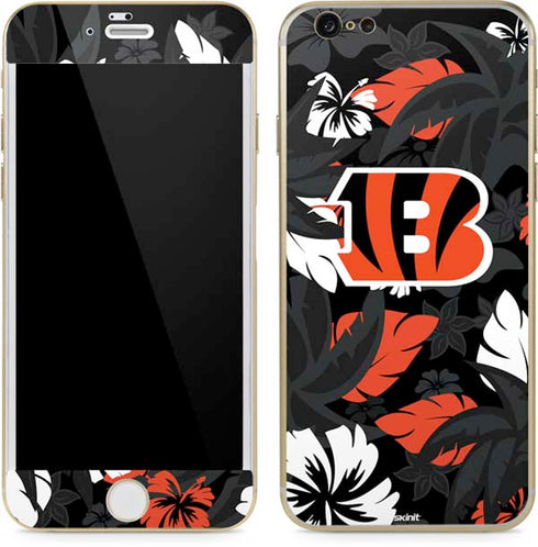 NFL Cincinnati Bengals Tropical Print iPhone 6/6s Skin