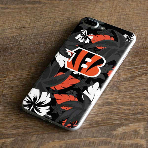 NFL Cincinnati Bengals Tropical Print iPhone 8 Plus Skin