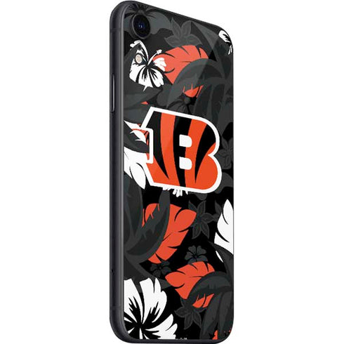 NFL Cincinnati Bengals Tropical Print iPhone SE (2nd & 3rd Gen) Skin