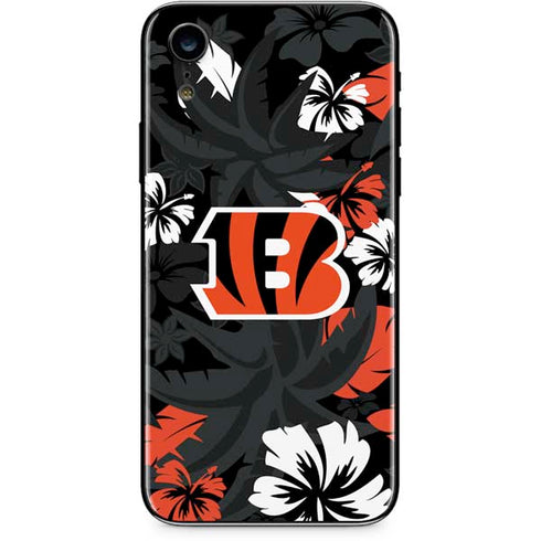 NFL Cincinnati Bengals Tropical Print iPhone XR Skin