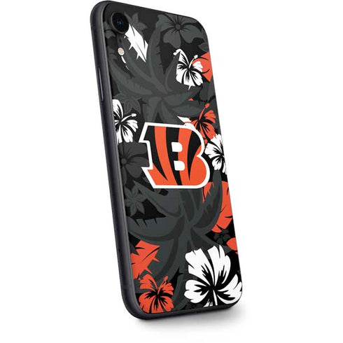 NFL Cincinnati Bengals Tropical Print iPhone XR Skin