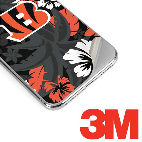 NFL Cincinnati Bengals Tropical Print iPhone XS Max Skin