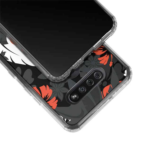 NFL Cincinnati Bengals Tropical Print LG K51/Q51 Clear Case