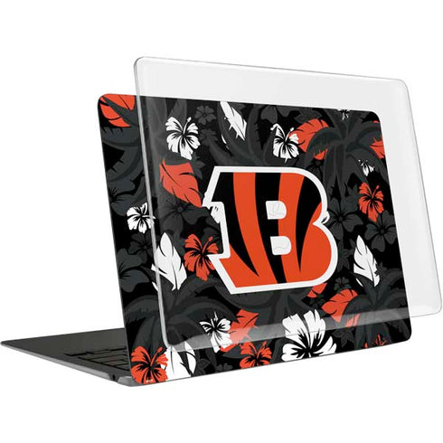 NFL Cincinnati Bengals Tropical Print MacBook Air 13in (2020) Case plus Skin