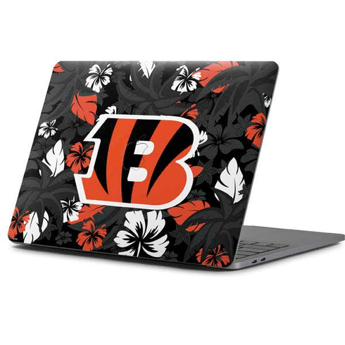 NFL Cincinnati Bengals Tropical Print Apple MacBook Pro 13-inch Skin