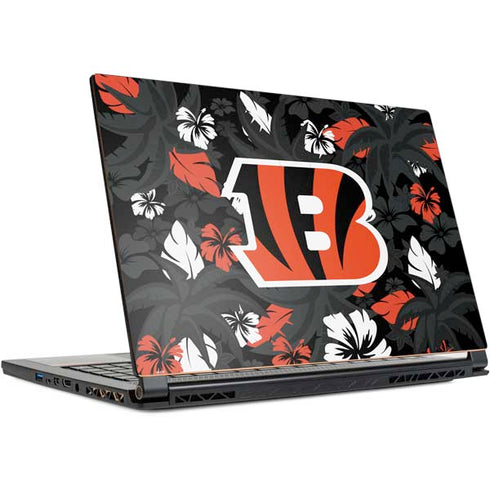 NFL Cincinnati Bengals Tropical Print MSI GS65 Stealth Laptop Skin