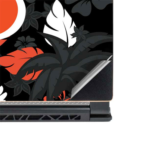 NFL Cincinnati Bengals Tropical Print MSI GS65 Stealth Laptop Skin