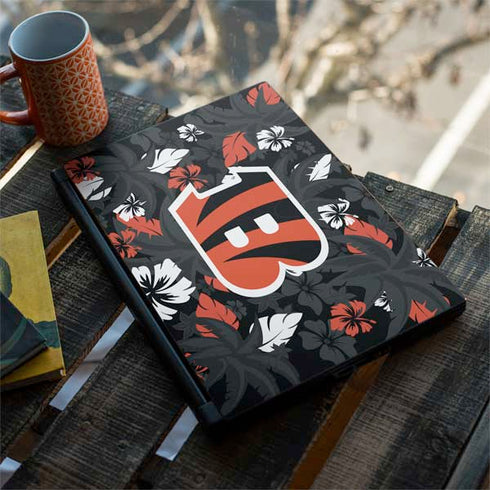 NFL Cincinnati Bengals Tropical Print MSI GS65 Stealth Laptop Skin
