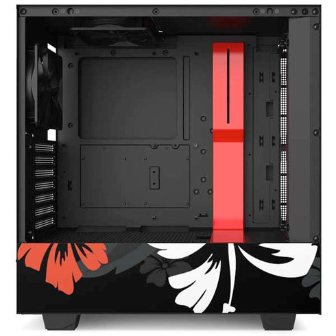 NFL Cincinnati Bengals Tropical Print NZXT H510 Compact ATX Mid-Tower Case Skin