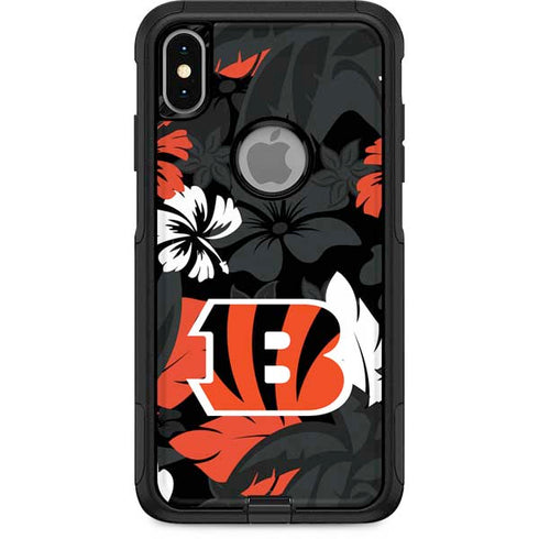 NFL Cincinnati Bengals Tropical Print Otterbox Commuter iPhone Skin
