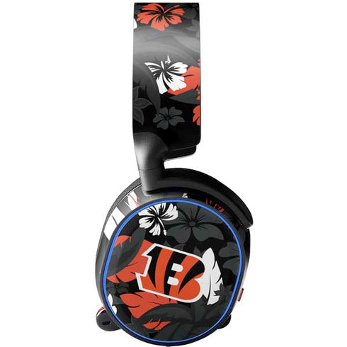 NFL Cincinnati Bengals Tropical Print SteelSeries Arctis 3 Skin