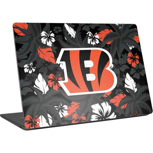 NFL Cincinnati Bengals Tropical Print Surface Laptop 4 15in Skin