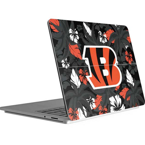 NFL Cincinnati Bengals Tropical Print Surface Laptop Studio Skin