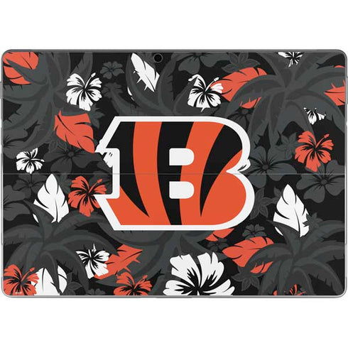 NFL Cincinnati Bengals Tropical Print Surface Pro 9 Skin