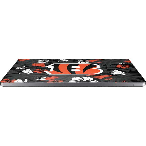 NFL Cincinnati Bengals Tropical Print Universal Laptop 12in (9.8 x 6.8in) Skin
