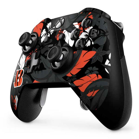 NFL Cincinnati Bengals Tropical Print Xbox One Elite Controller Skin