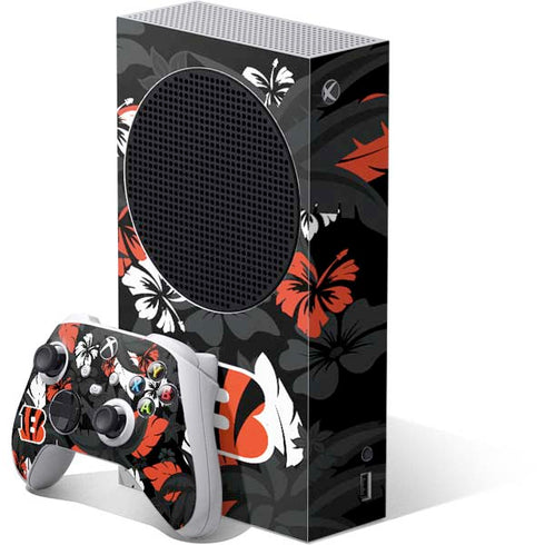 NFL Cincinnati Bengals Tropical Print Xbox Series S Bundle Skin