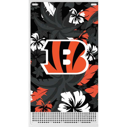 NFL Cincinnati Bengals Tropical Print Xbox Series S Console Skin