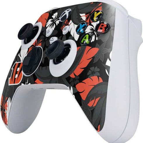 NFL Cincinnati Bengals Tropical Print Xbox Series S Controller Skin
